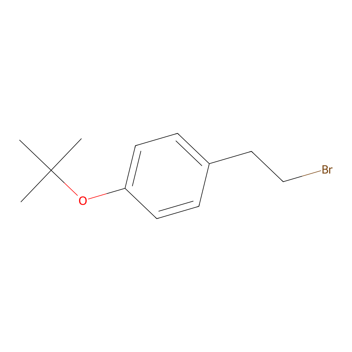 1-(2-Bromoethyl)-4-(tert-butoxy)benzene molecular structure, CAS 1147894-41-4