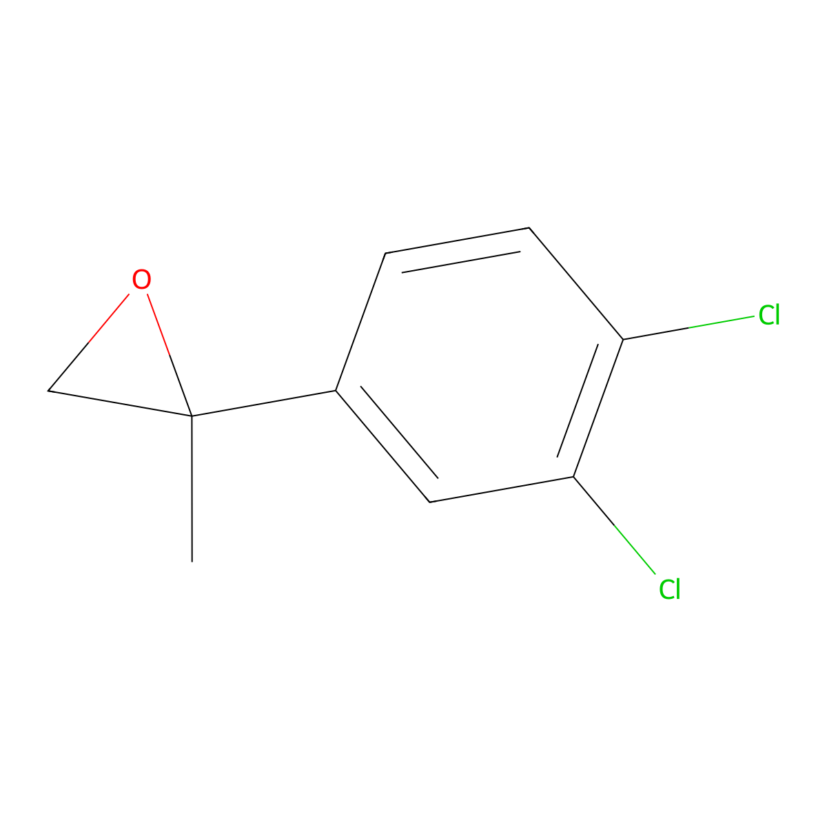 2-(3,4-Dichlorophenyl)-2-methyloxirane molecular structure, CAS 1147939-70-5