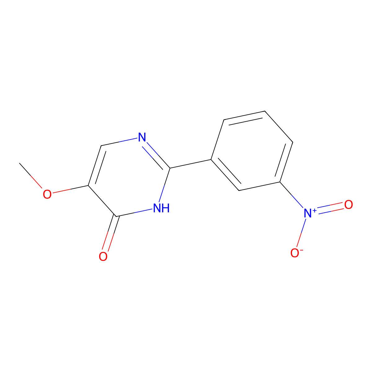 5-Methoxy-2-(3-nitrophenyl)-4-pyrimidinol molecular structure, CAS 1147979-37-0