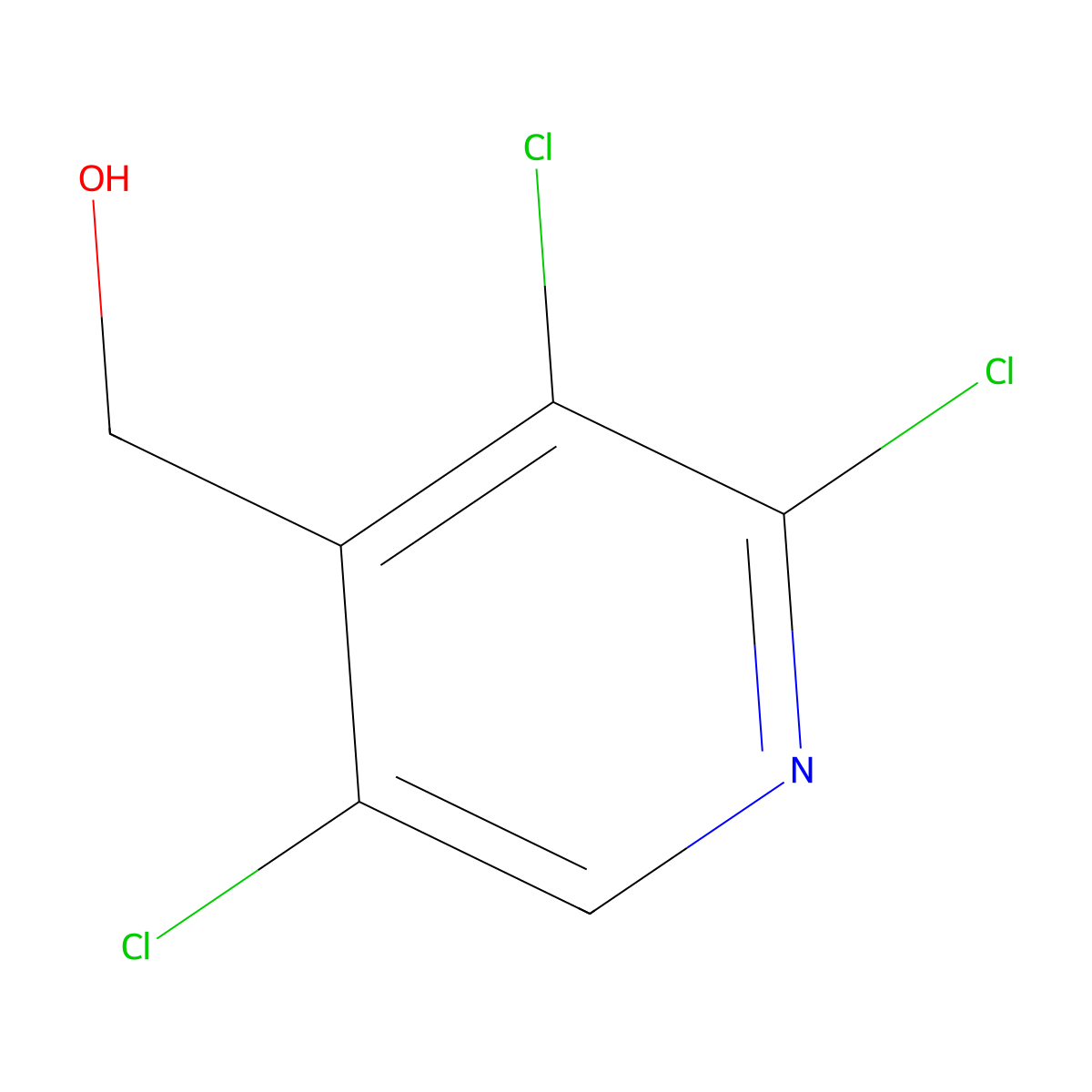 (2,3,5-Trichloropyridin-4-yl)methanol molecular structure, CAS 1147979-44-9