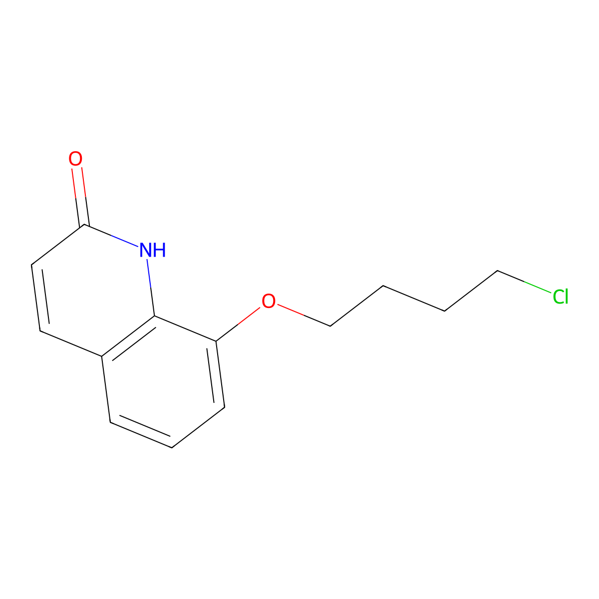 8-(4-Chlorobutoxy)-1,2-dihydroquinolin-2-one molecular structure, CAS 1147996-17-5