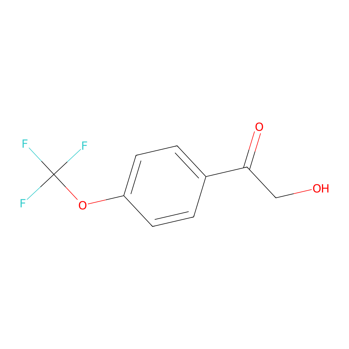 2-Hydroxy-4'-(trifluoromethoxy)acetophenone molecular structure, CAS 1148005-60-0