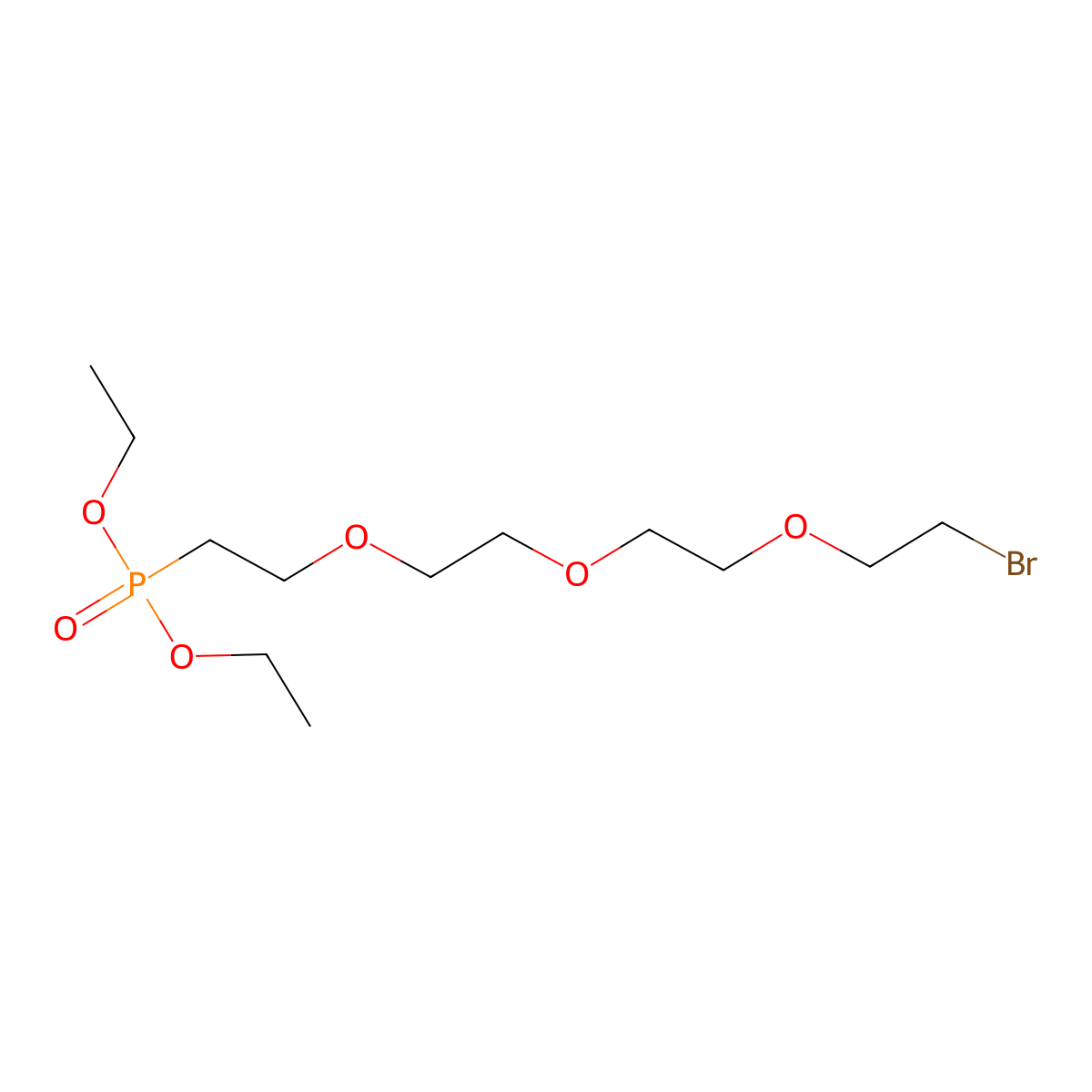 Bromo-PEG3-phosphonic acid diethyl ester molecular structure, CAS 1148026-98-5