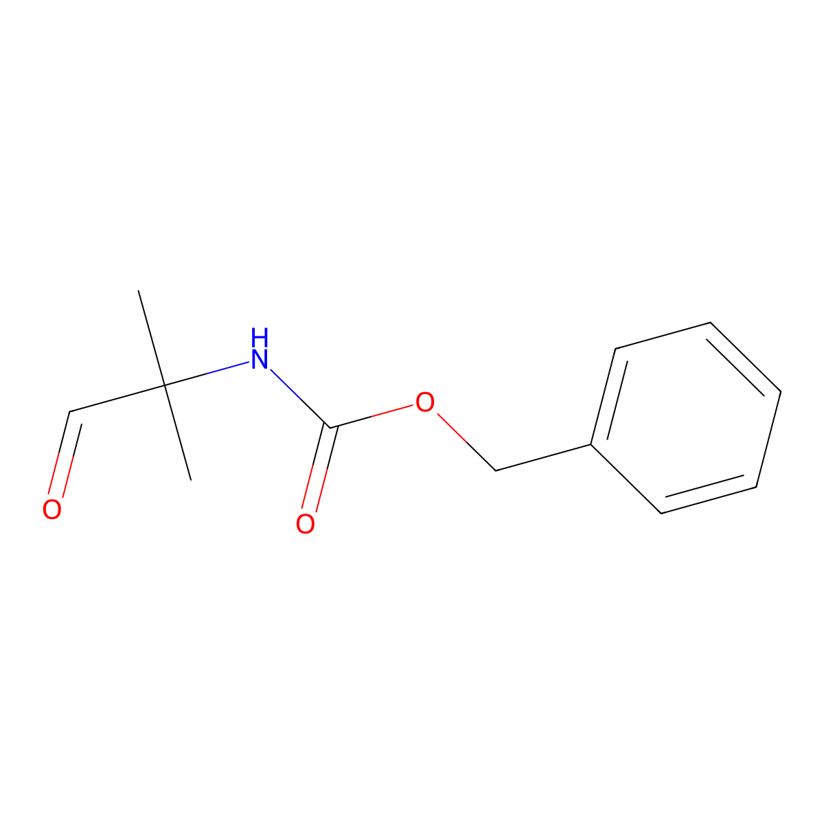 (1,1-Dimethyl-2-oxoethyl)carbamic acid benzyl ester molecular structure, CAS 114856-91-6