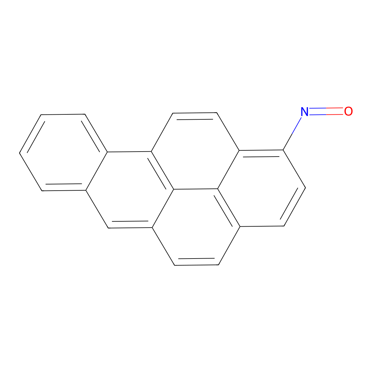 1-Nitrosobenzo(a)pyrene molecular structure, CAS 114882-46-1