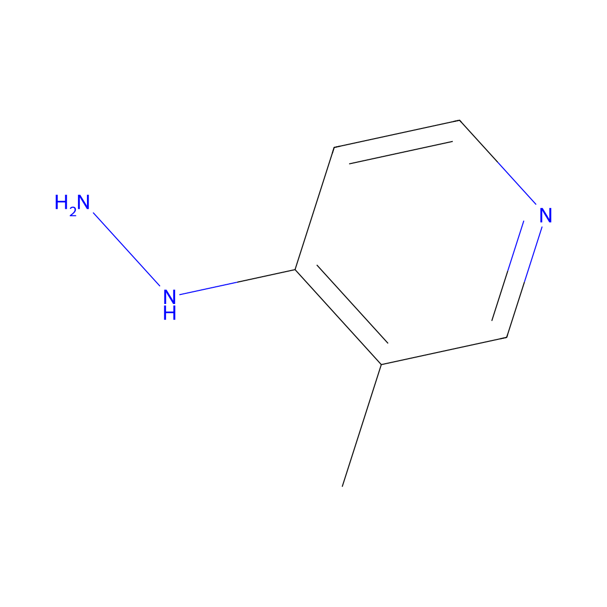 4-Hydrazinyl-3-methylpyridine molecular structure, CAS 114913-51-8