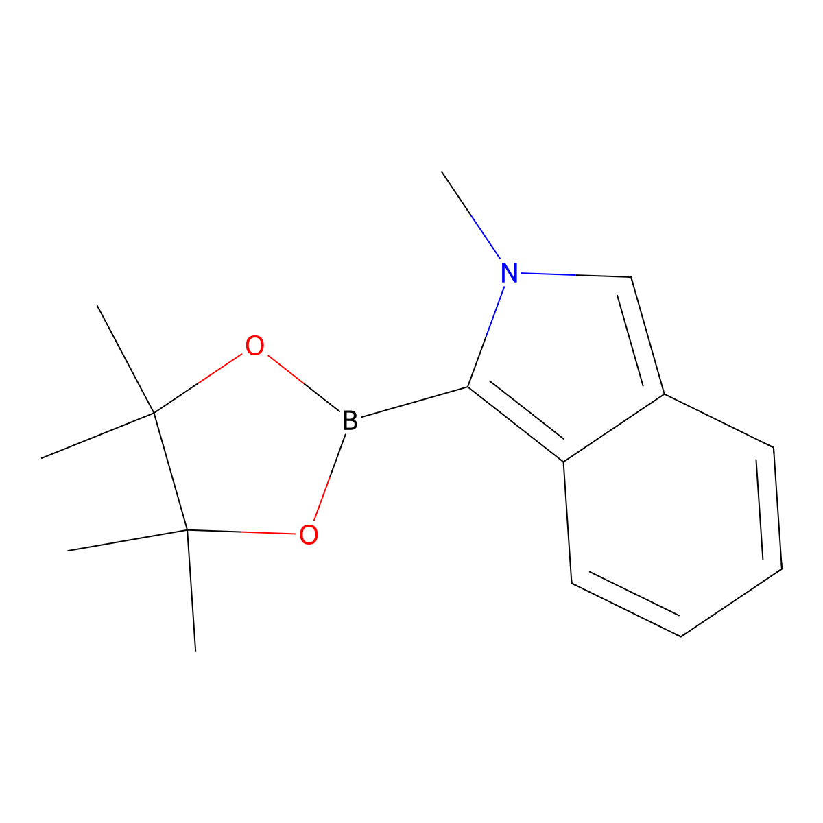 2-methyl-1-(4,4,5,5-tetramethyl-1,3,2-dioxaborolan-2-yl)-2H-Isoindole molecular structure, CAS 1149352-13-5