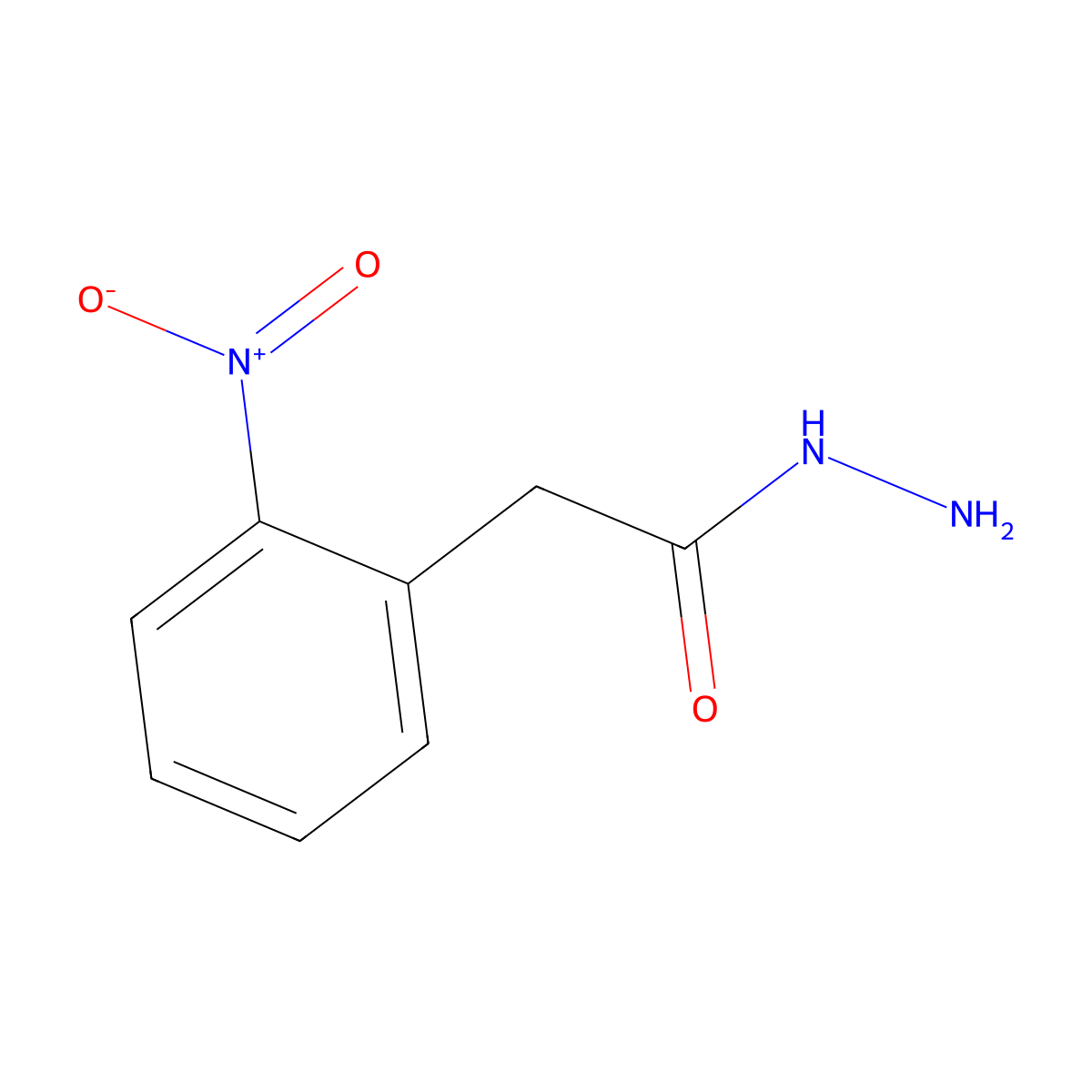 2-(2-Nitrophenyl)acetohydrazide molecular structure, CAS 114953-81-0