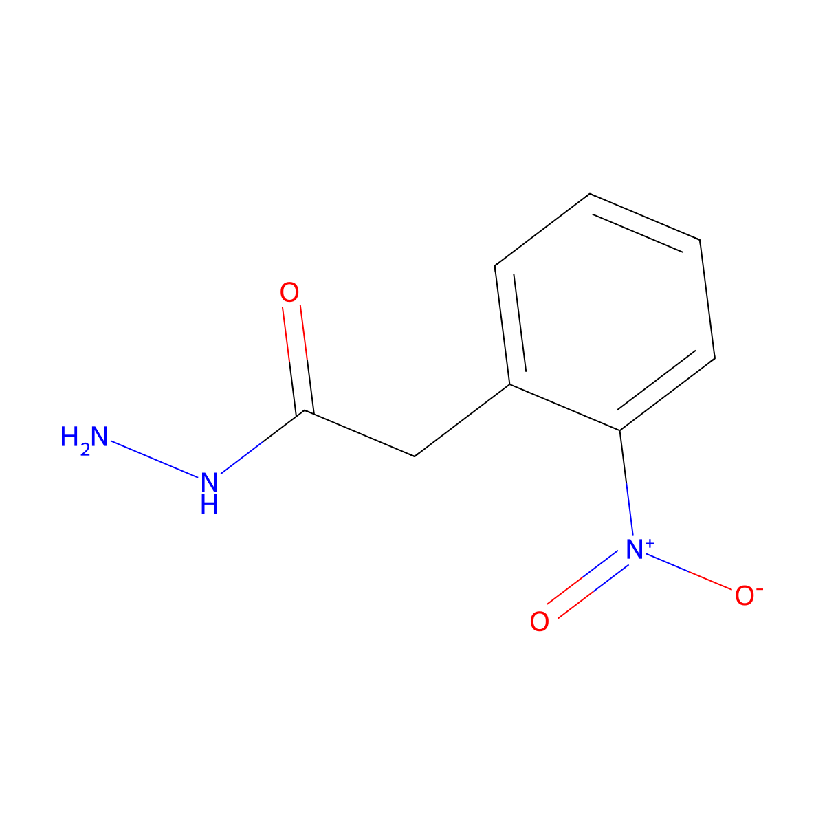 2-(2-Nitrophenyl)acetohydrazide molecular structure, CAS 114953-81-0