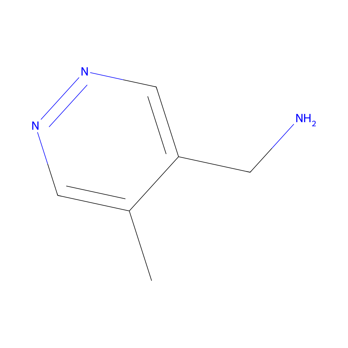 4-Aminomethyl-5-methylpyridazine molecular structure, CAS 1149586-58-2