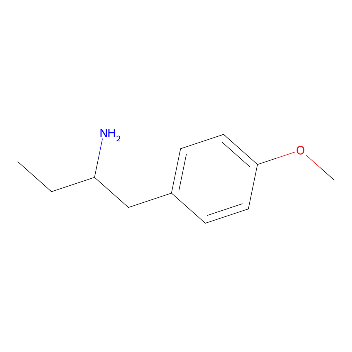 1-(4-Methoxyphenyl)-2-butylamine molecular structure, CAS 114962-61-7