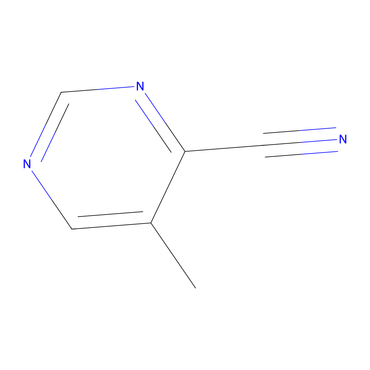 5-Methylpyrimidine-4-carbonitrile molecular structure, CAS 114969-63-0