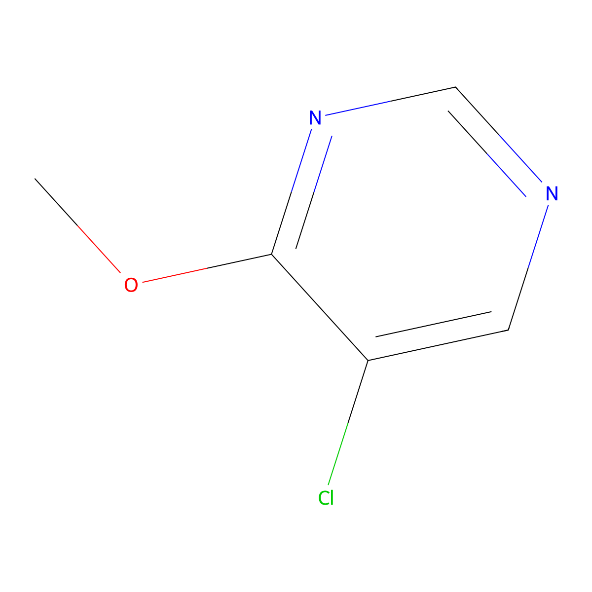 5-Chloro-4-methoxypyrimidine molecular structure, CAS 114969-94-7