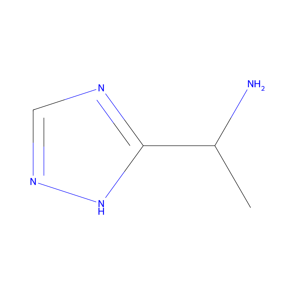 (1S)-1-(1H-1,2,4-triazol-3-yl)ethan-1-amine molecular structure, CAS 1149805-58-2