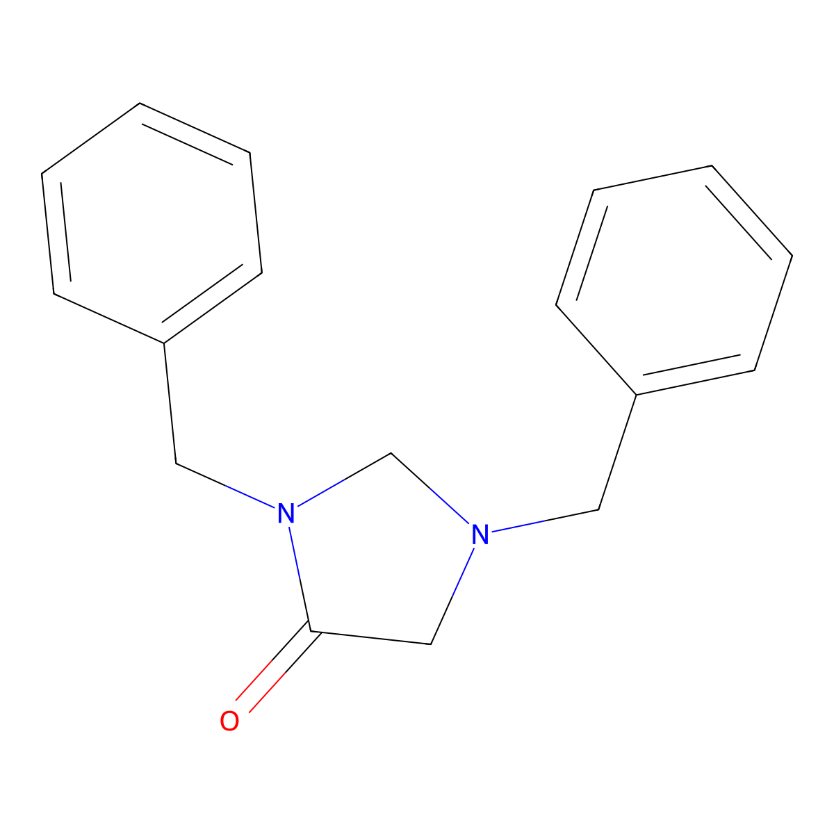1,3-Dibenzylimidazolidin-4-one molecular structure, CAS 114981-10-1