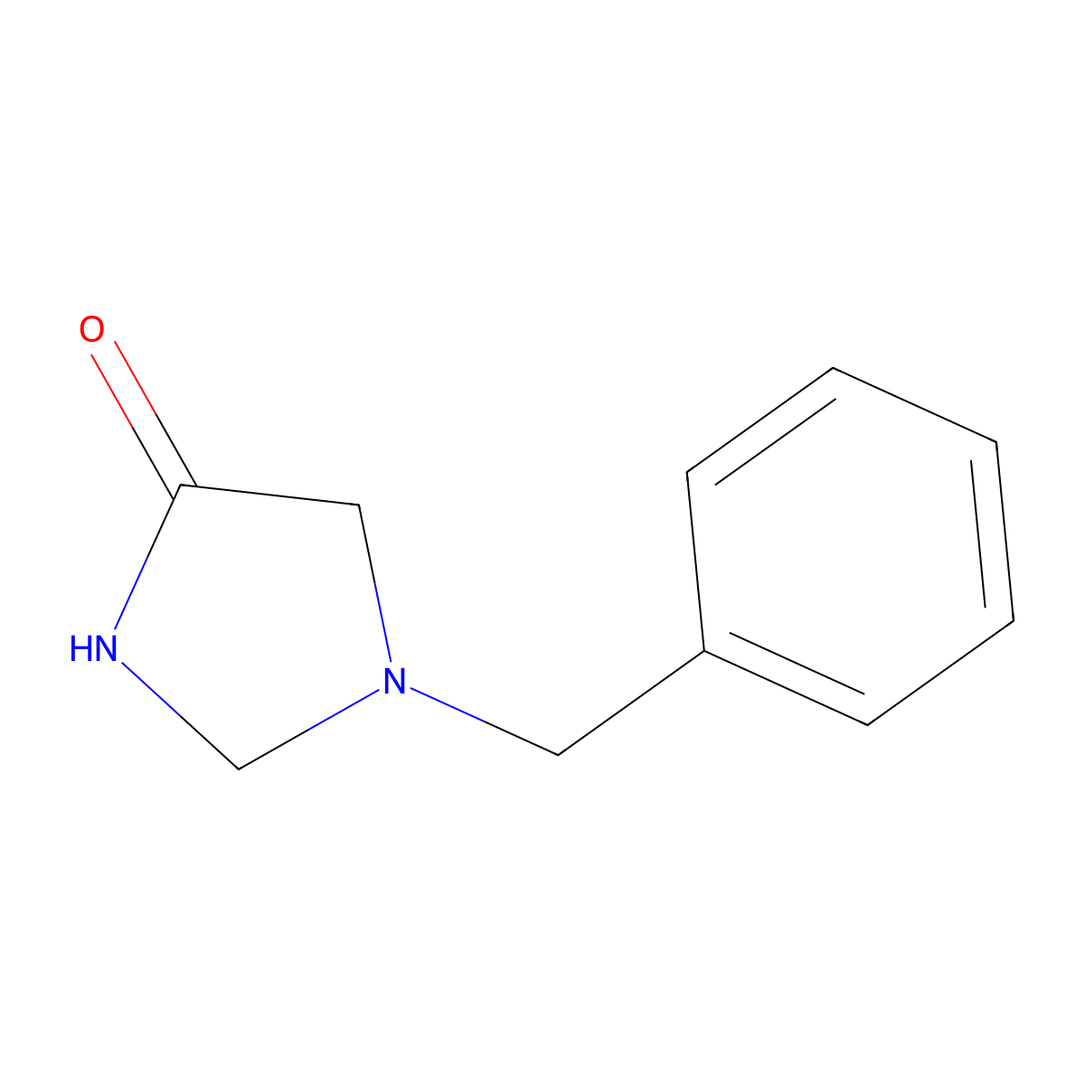 1-Benzylimidazolidin-4-one molecular structure, CAS 114981-11-2