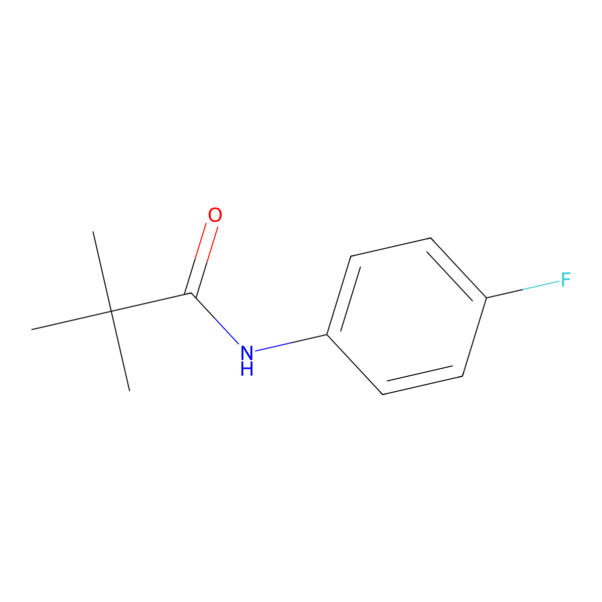 2,2-Dimethyl-4'-fluoropropionanilide molecular structure, CAS 114995-47-0