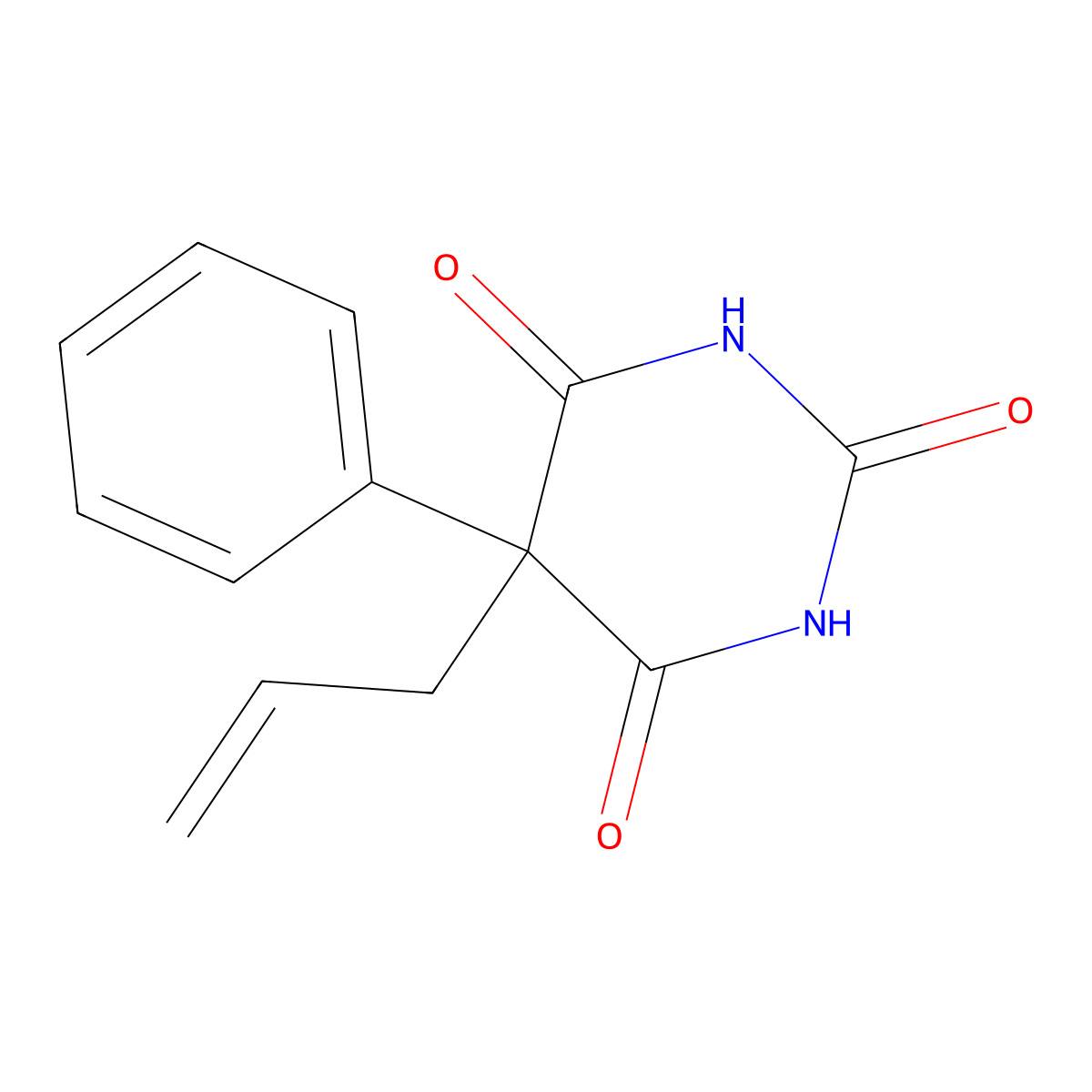 Phenallymal molecular structure, CAS 115-43-5