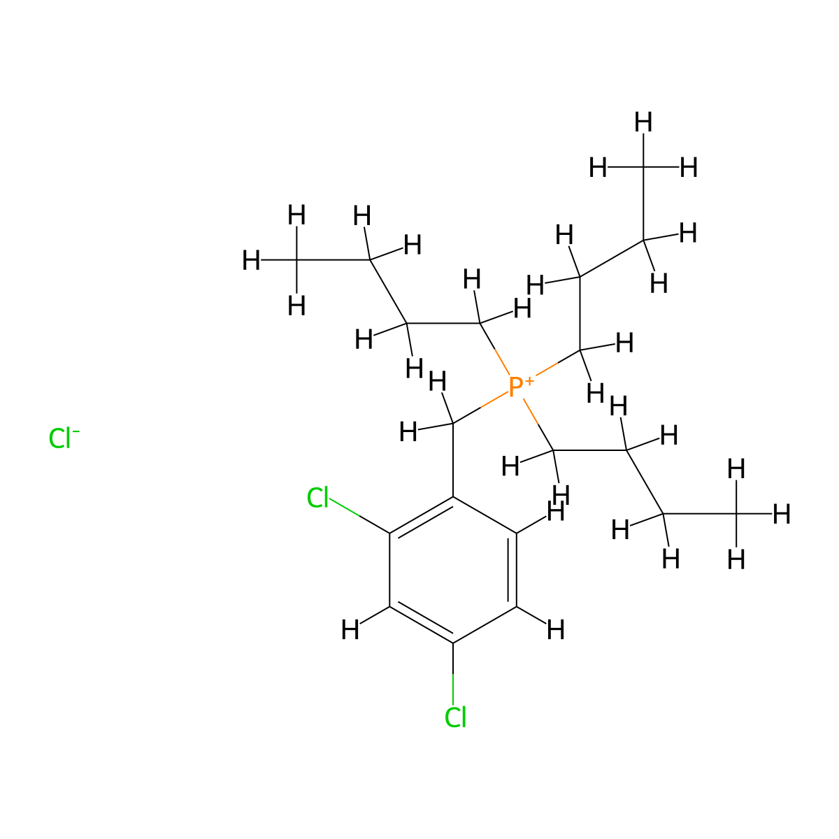 Phosphon molecular structure, CAS 115-78-6