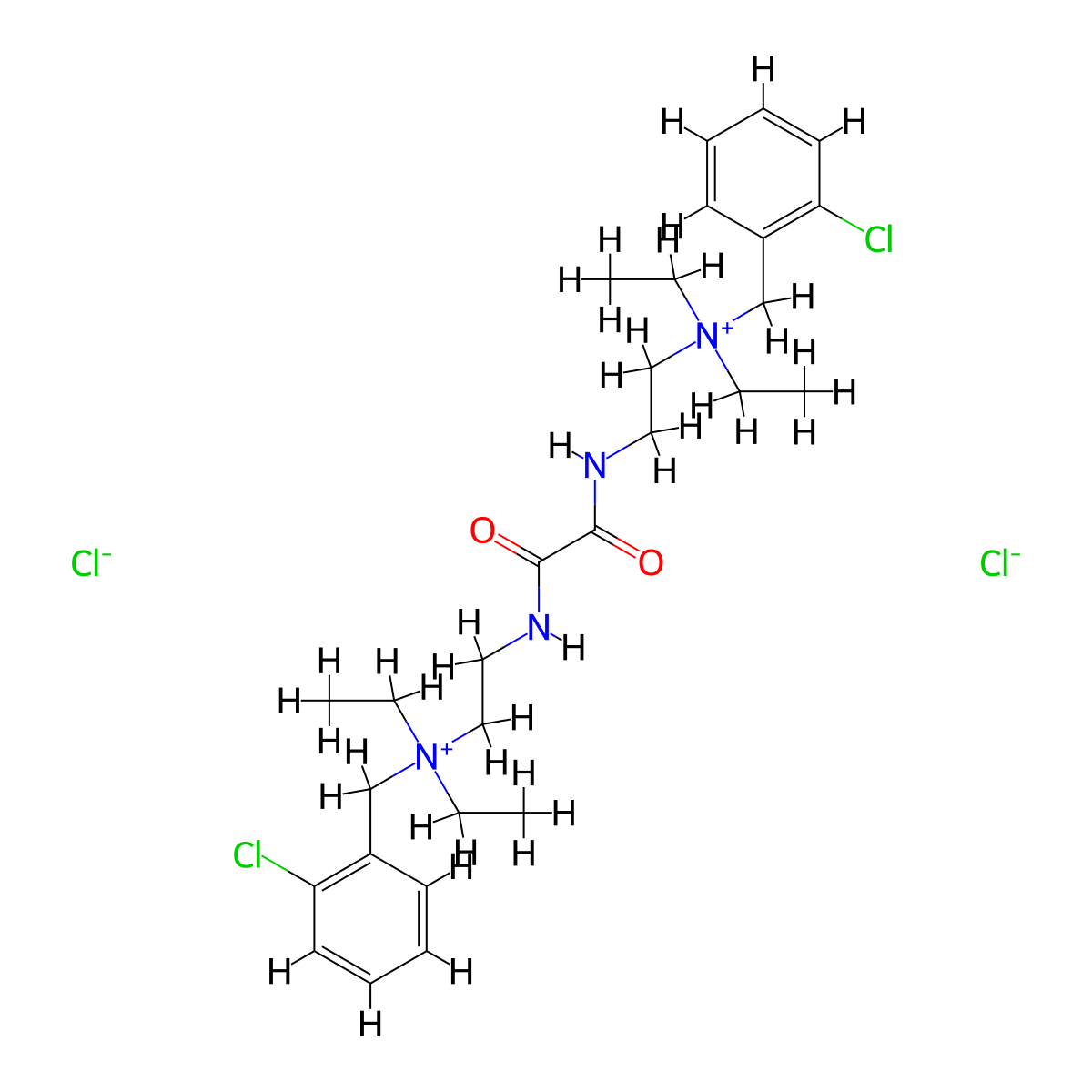 Ambenonium Chloride molecular structure, CAS 115-79-7