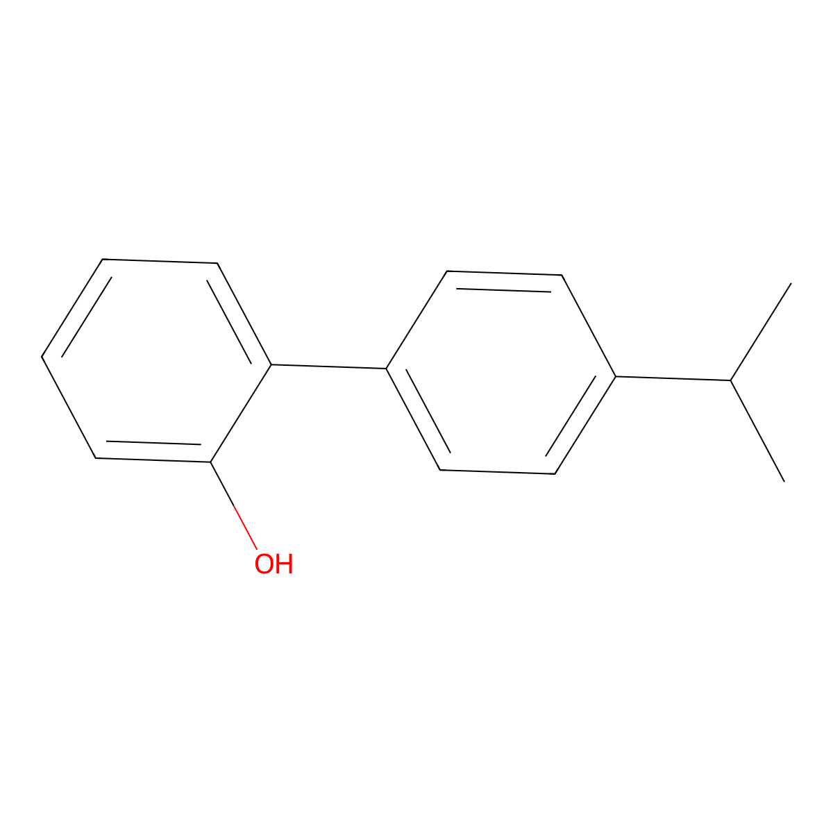 4'-(1-Methylethyl)[1,1'-biphenyl]-2-ol molecular structure, CAS 115009-01-3