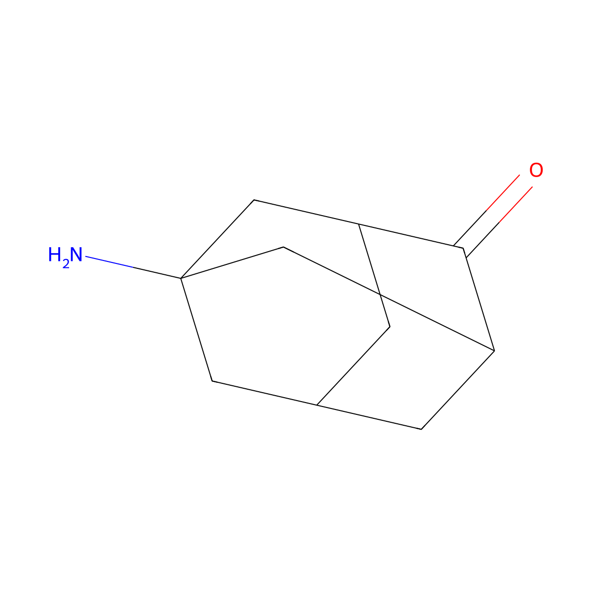 5-Aminoadamantan-2-one molecular structure, CAS 115009-23-9
