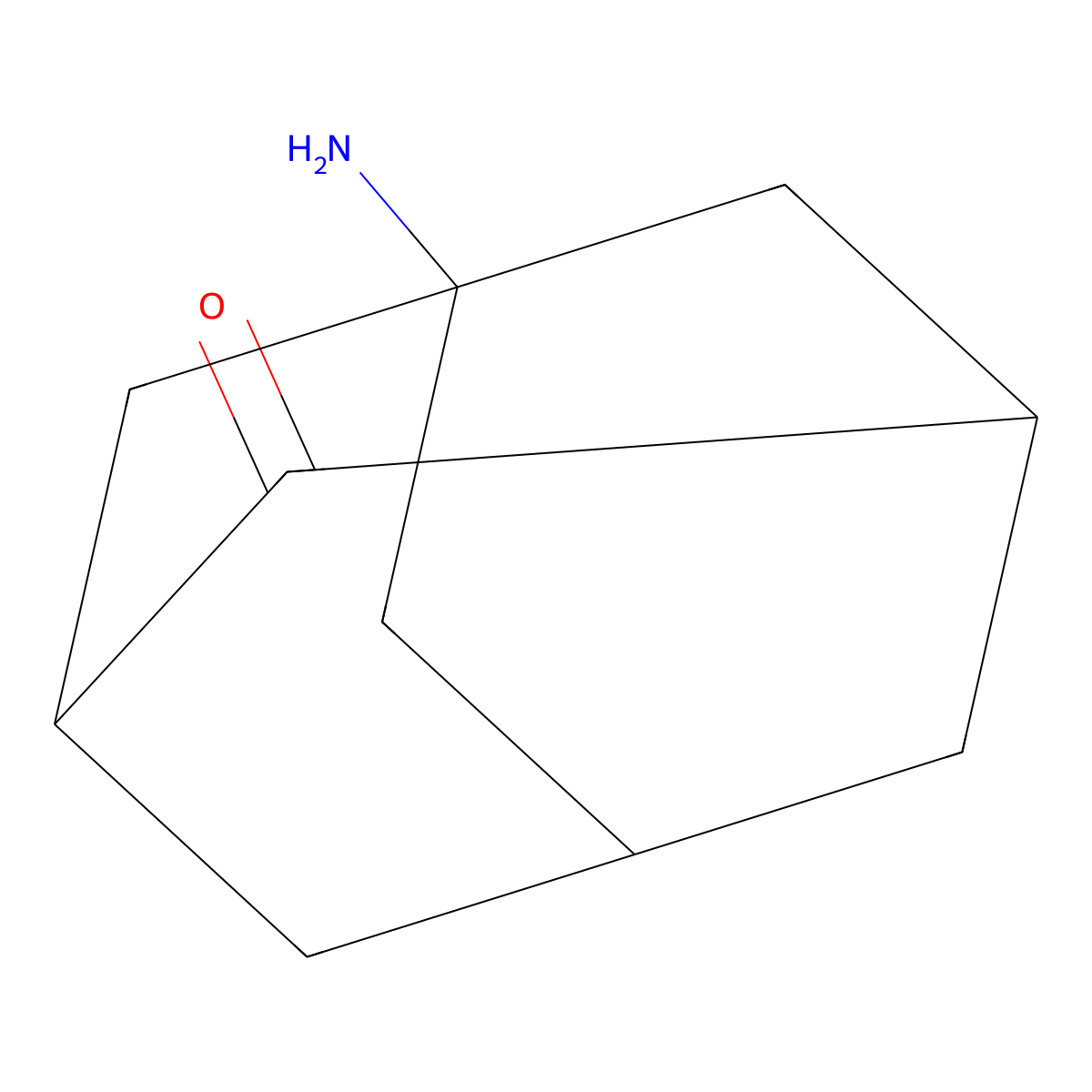 5-Aminoadamantan-2-one molecular structure, CAS 115009-23-9