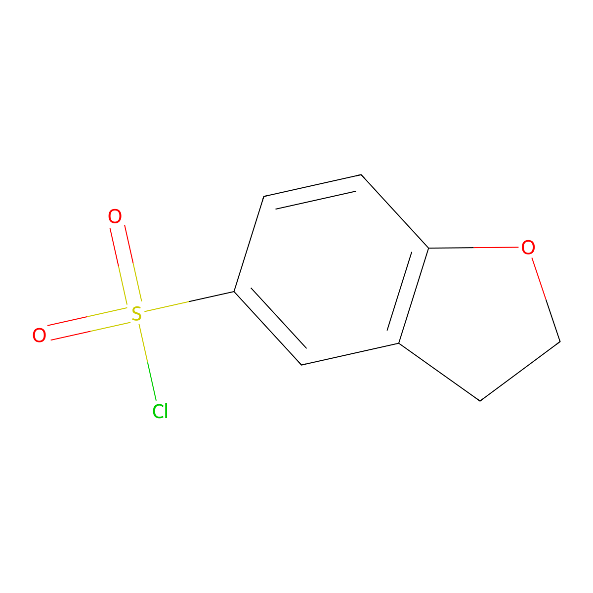 2,3-Dihydrobenzofuran-5-sulfonyl Chloride molecular structure, CAS 115010-11-2