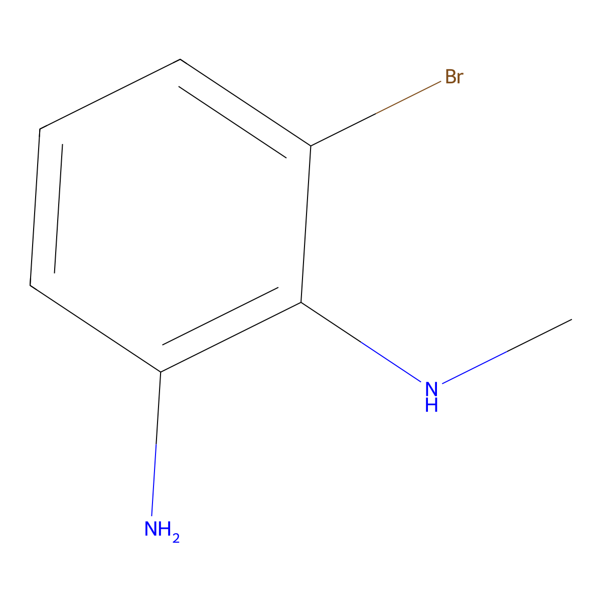 6-bromo-N1-methylbenzene-1,2-diamine molecular structure, CAS 1150102-47-8