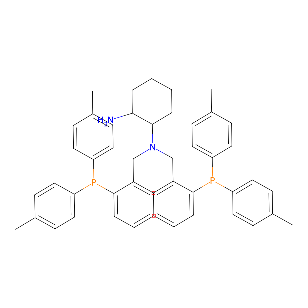 (1R,2R)-N1,N1-Bis(2-(di-p-tolylphosphino)benzyl)cyclohexane-1,2-diamine molecular structure, CAS 1150113-65-7