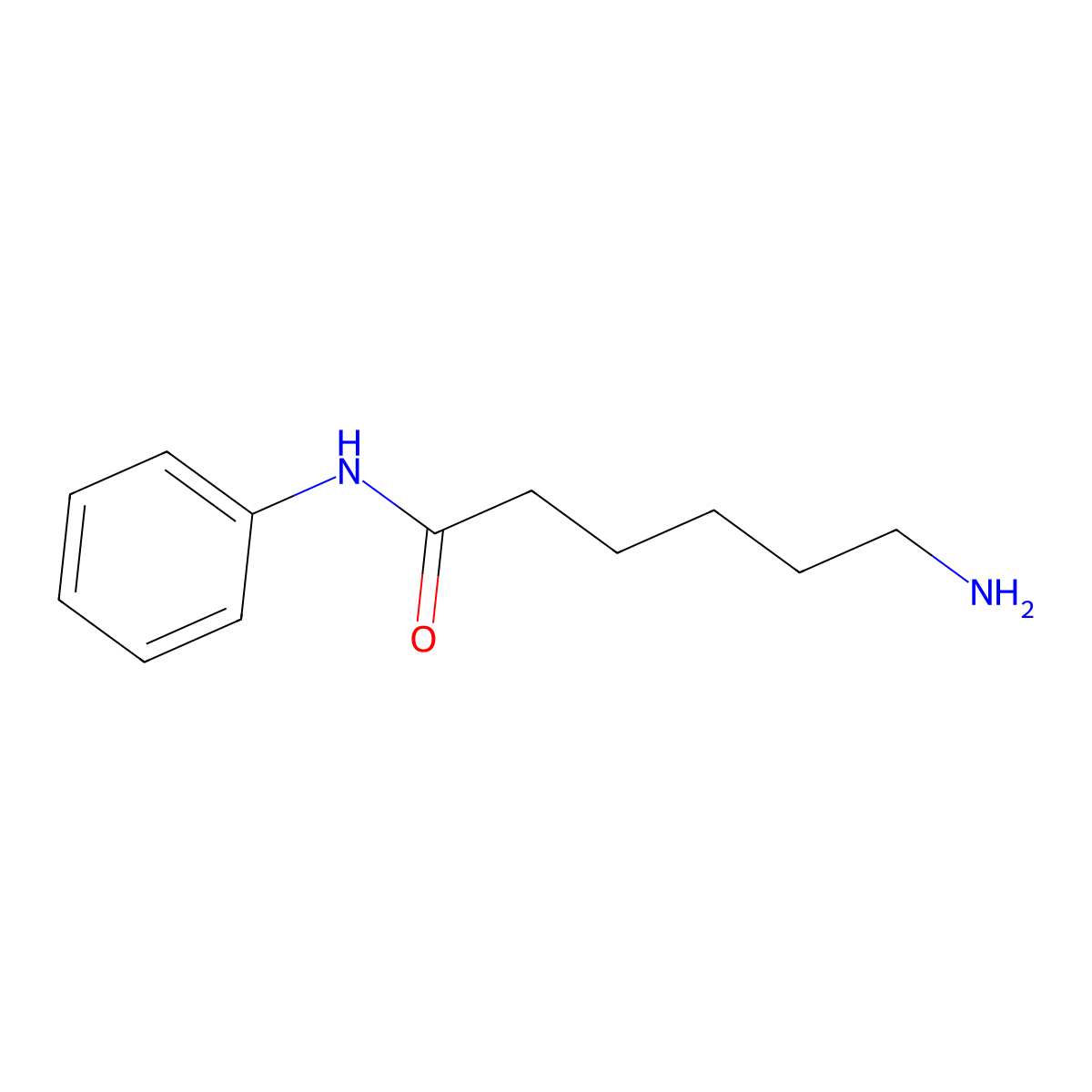 Hexanamide, 6-amino-N-phenyl- molecular structure, CAS 115012-25-4