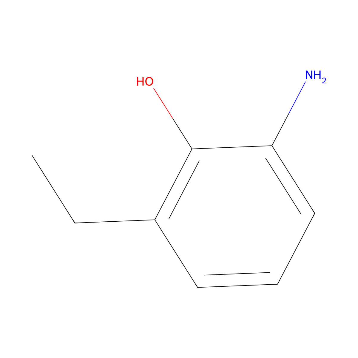 2-Amino-6-ethylphenol molecular structure, CAS 115023-61-5