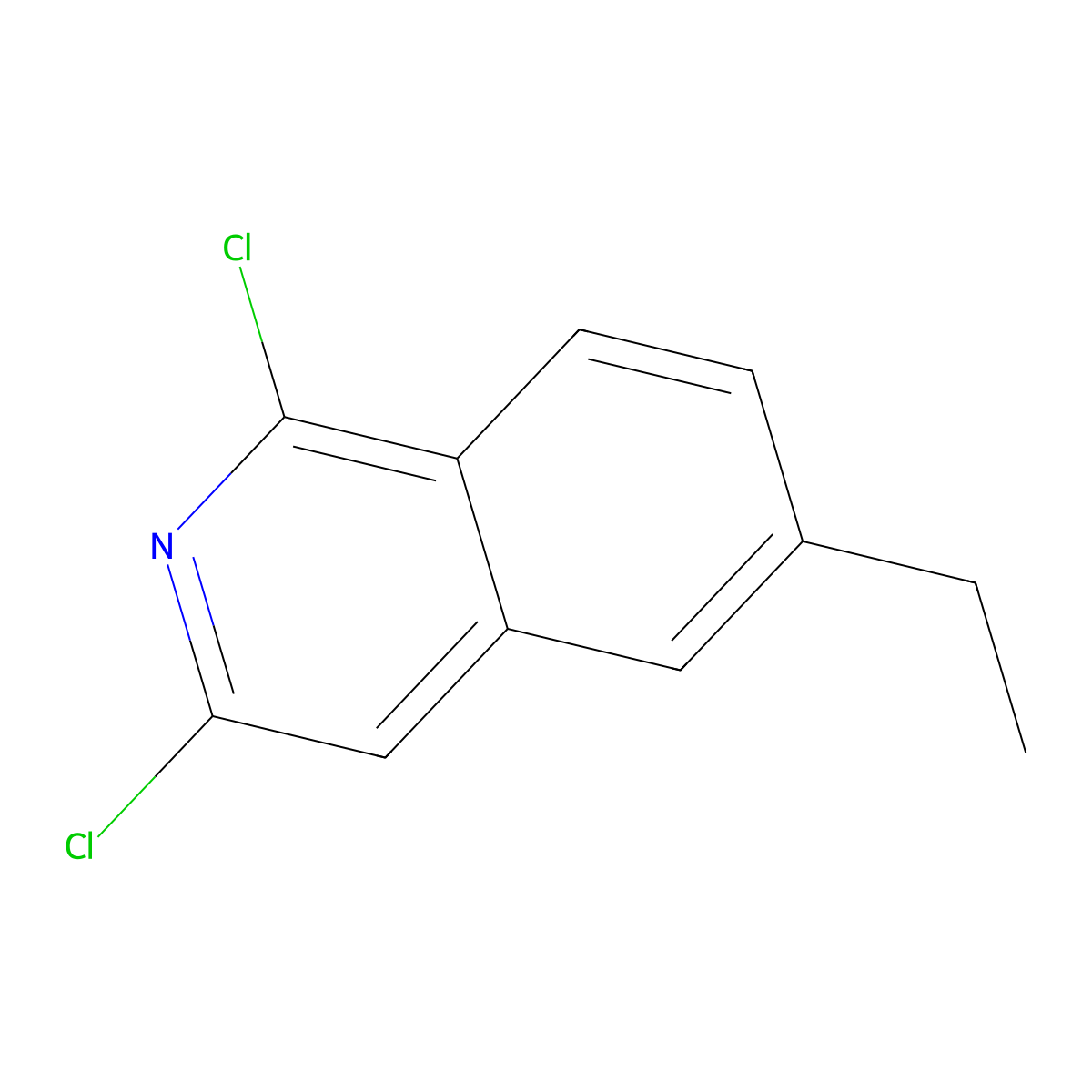 1,3-Dichloro-6-ethylisoquinoline molecular structure, CAS 1150271-19-4