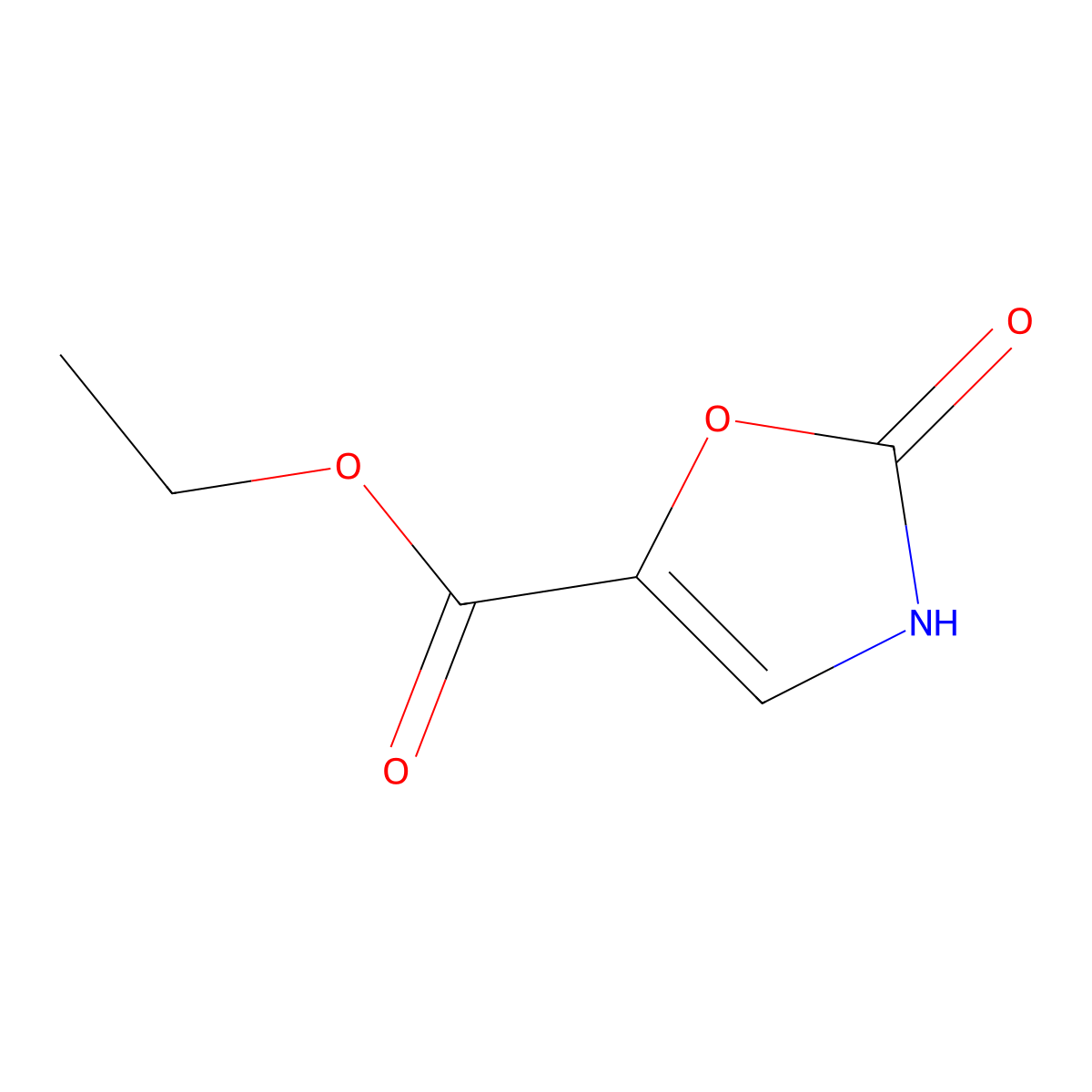 Ethyl 2-oxo-2,3-dihydrooxazole-5-carboxylate molecular structure, CAS 1150271-25-2