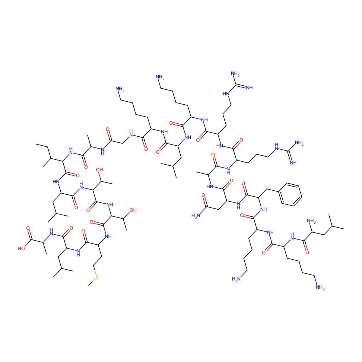 Calmodulin-dependent protein kinase II (290-309) molecular structure, CAS 115044-69-4