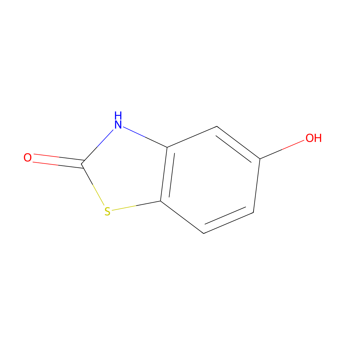 5-Hydroxybenzo[d]thiazol-2(3H)-one molecular structure, CAS 115045-83-5