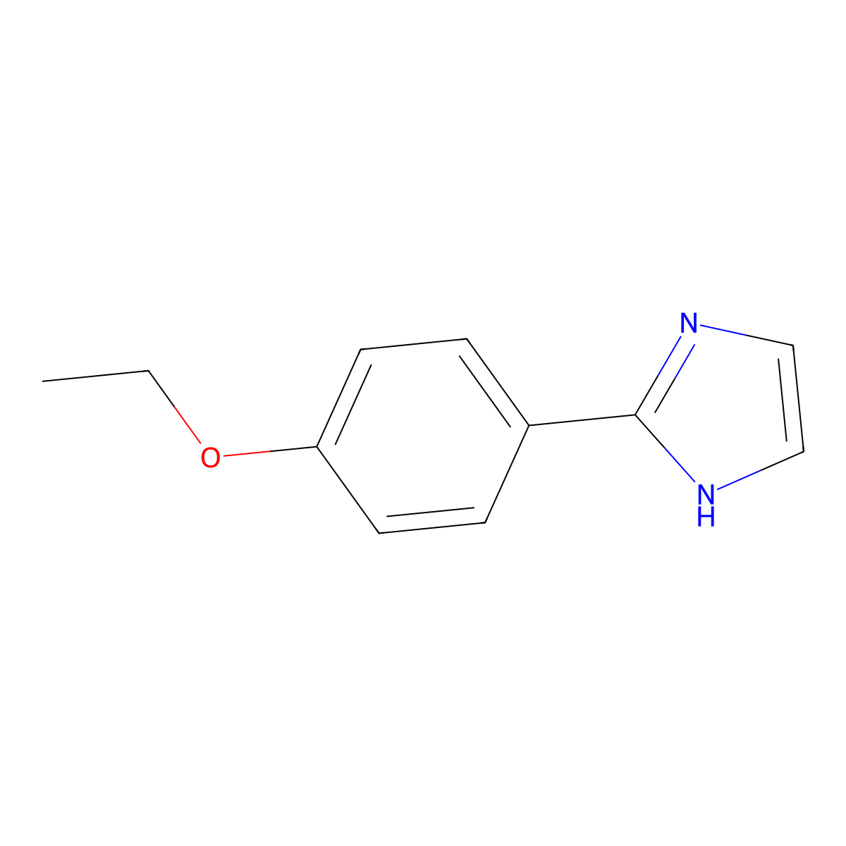 2-(4-Ethoxy-phenyl)-1H-imidazole molecular structure, CAS 115053-41-3