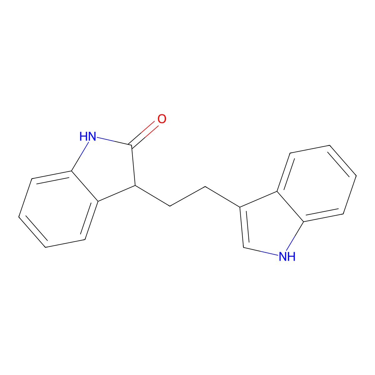 3-[2-(1H-indol-3-yl)ethyl]-2,3-dihydro-1H-indol-2-one molecular structure, CAS 1150560-92-1