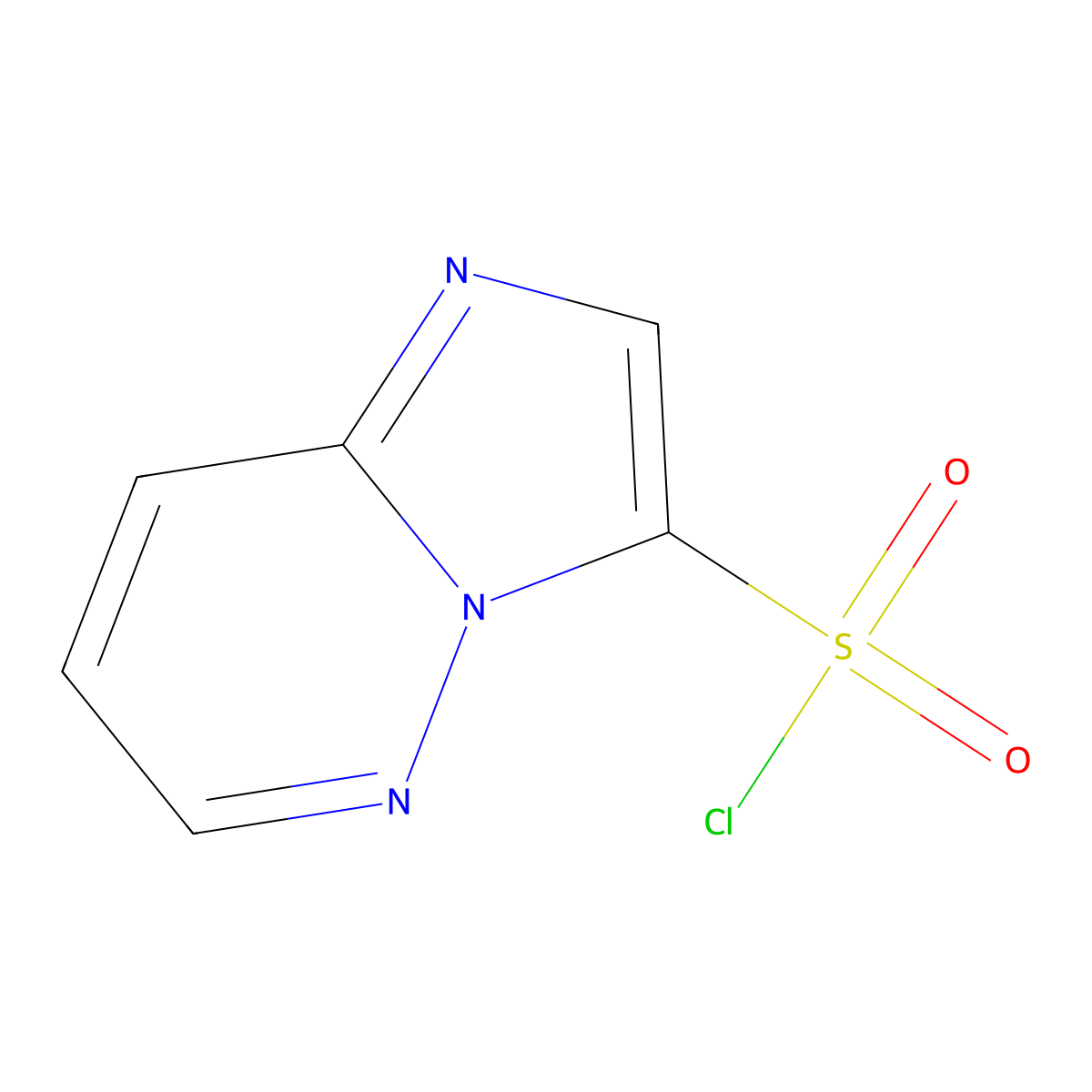 Imidazo[1,2-b]pyridazine-3-sulfonyl chloride molecular structure, CAS 1150567-73-9
