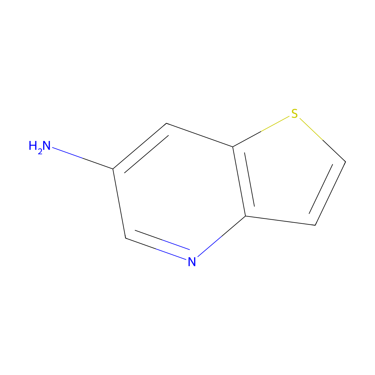 Thieno[3,2-b]pyridin-6-amine molecular structure, CAS 115063-92-8