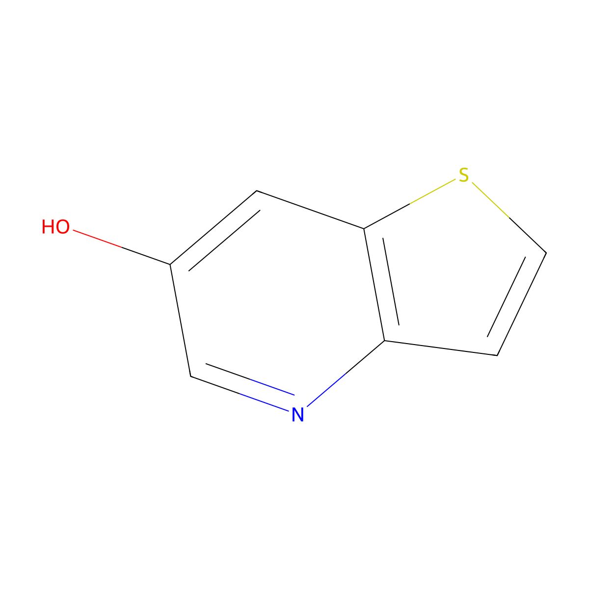 Thieno[3,2-b]pyridin-6-ol molecular structure, CAS 115063-93-9