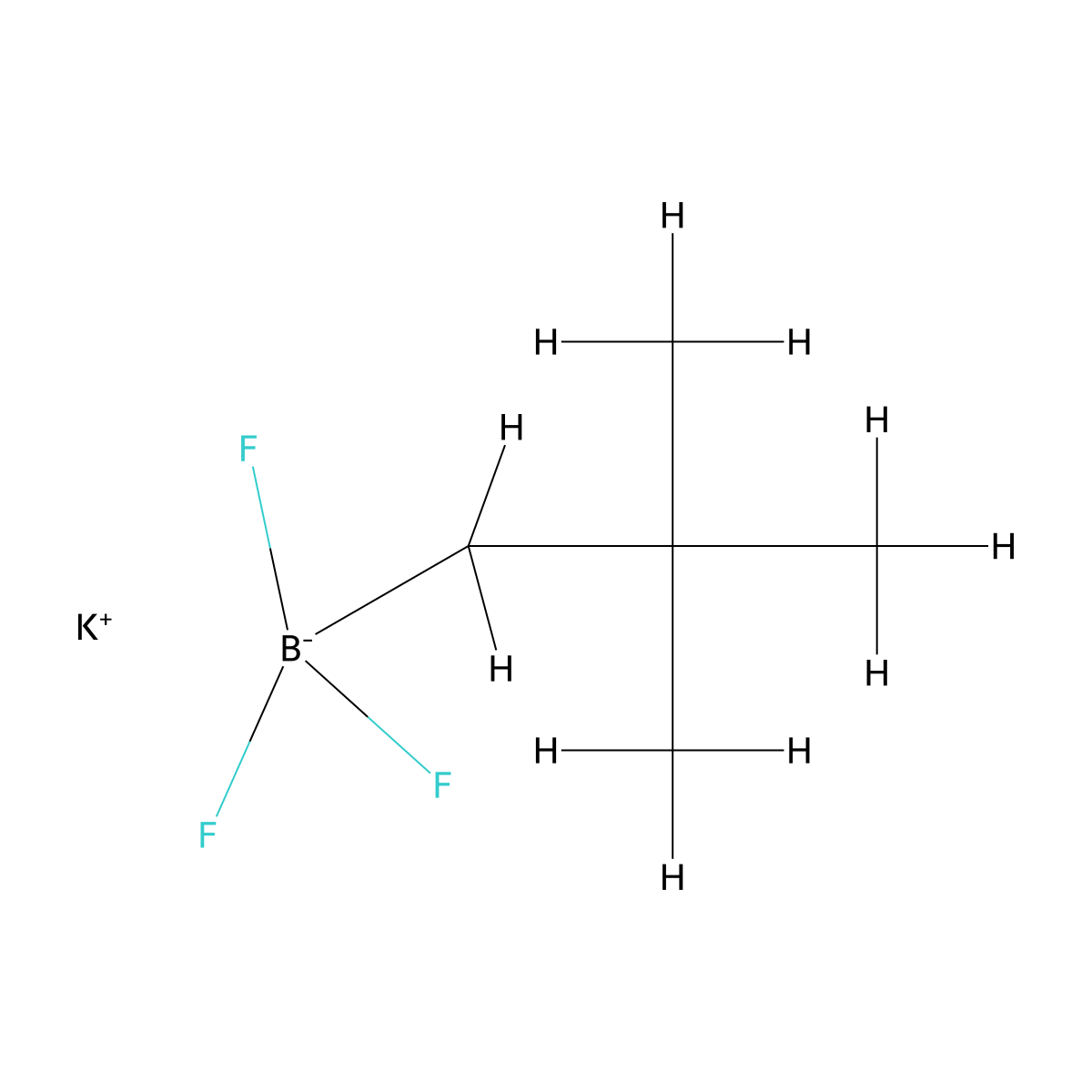 Potassium trifluoro(neopentyl)borate molecular structure, CAS 1150655-02-9