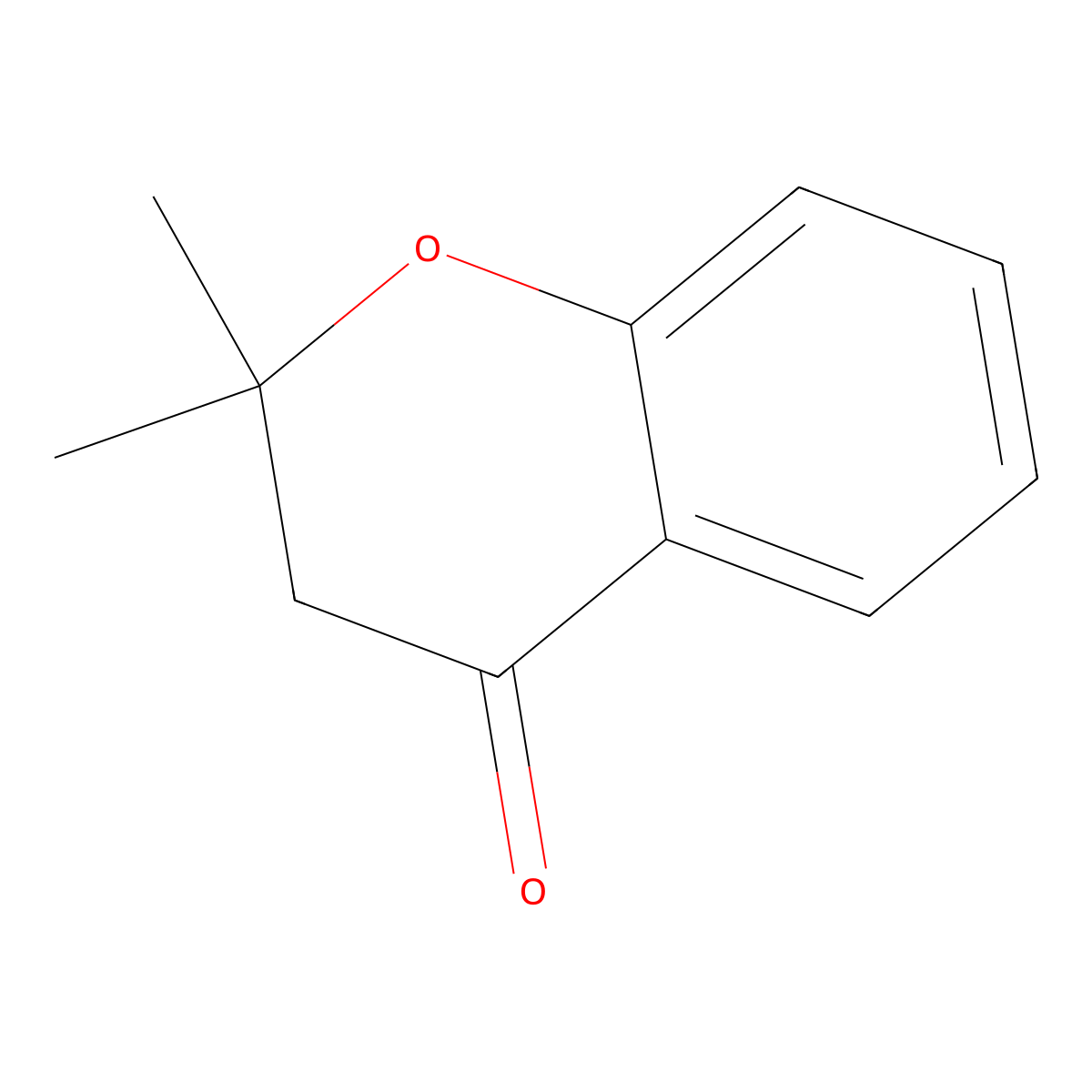 2,2-Dimethyl-chroman-4-one molecular structure, CAS 115098-22-1