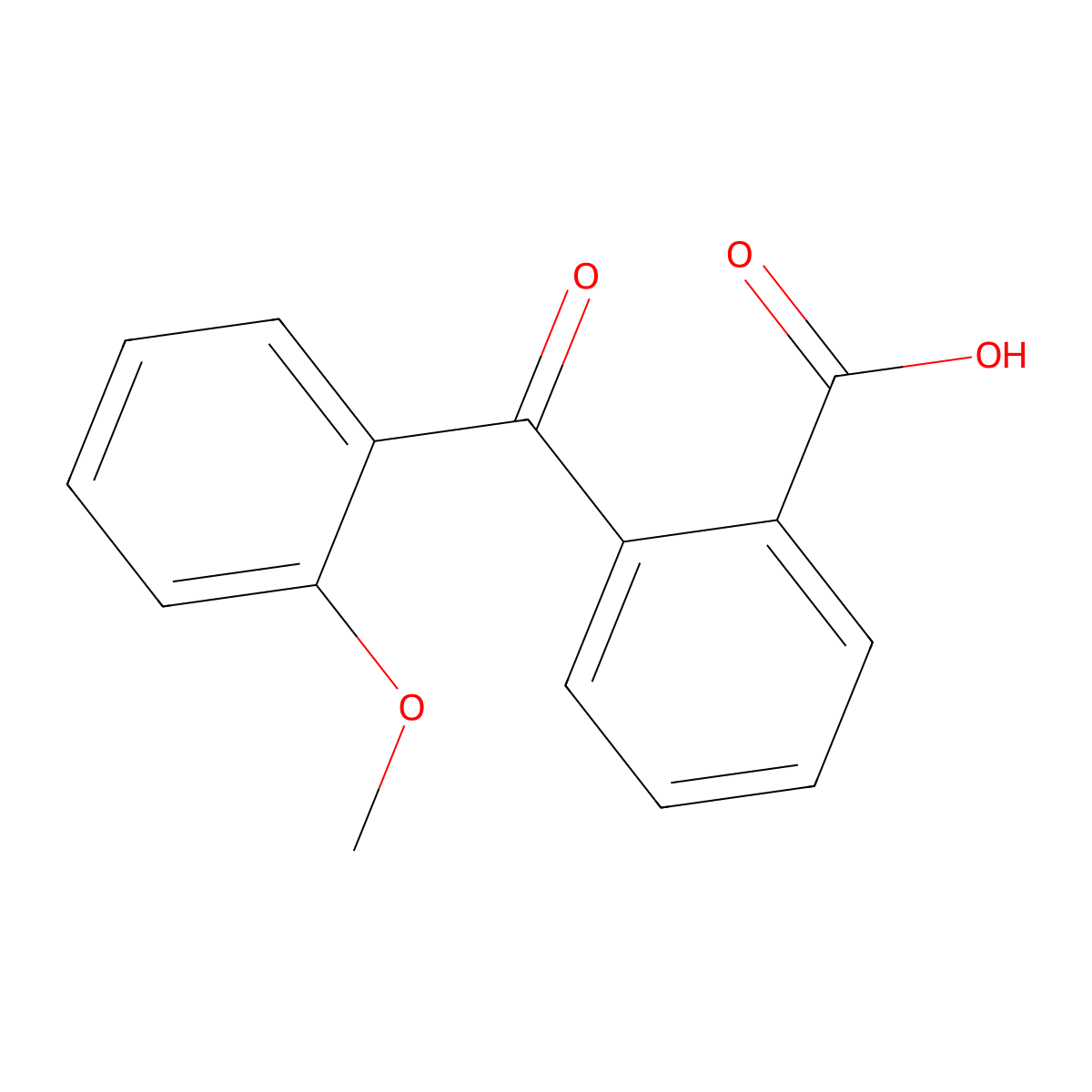 2-(2-Methoxybenzoyl)benzoic acid molecular structure, CAS 1151-04-8