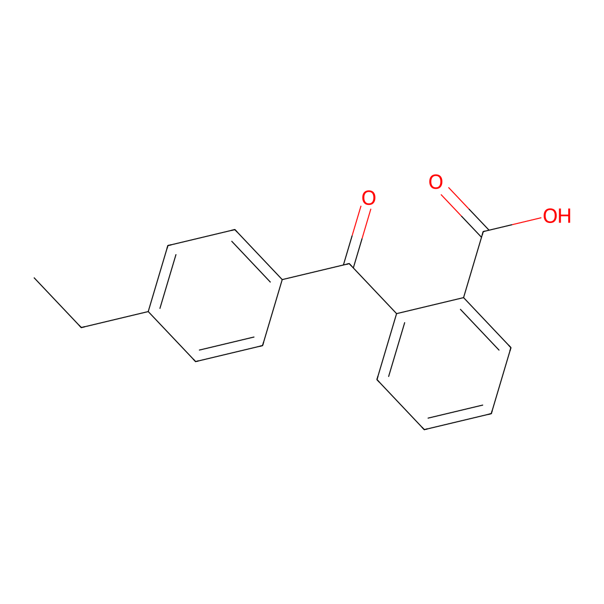 2-(4-Ethylbenzoyl)benzoic acid molecular structure, CAS 1151-14-0