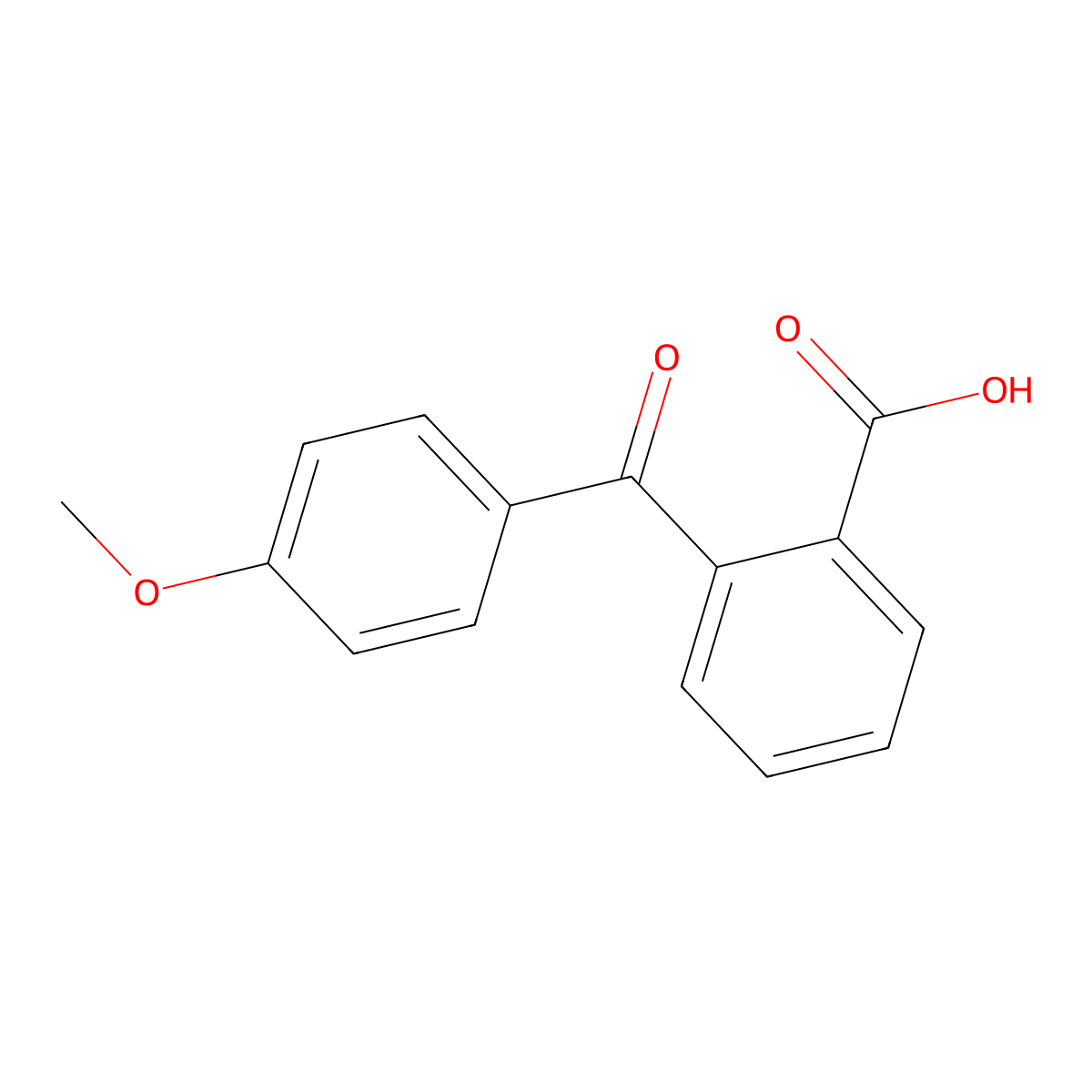 O-(p-Anisoyl)benzoic acid molecular structure, CAS 1151-15-1