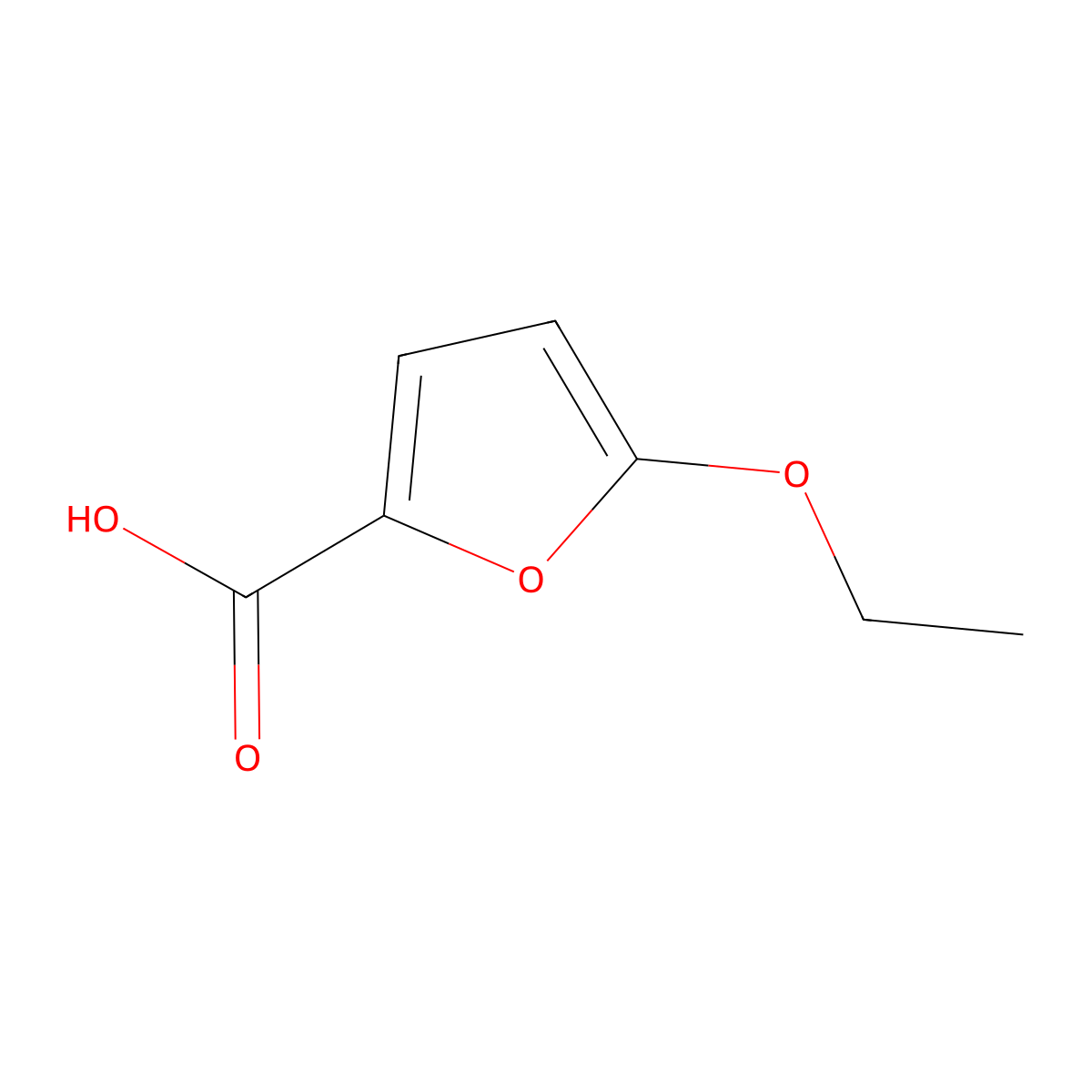 5-Ethoxyfuran-2-carboxylic acid molecular structure, CAS 115102-47-1