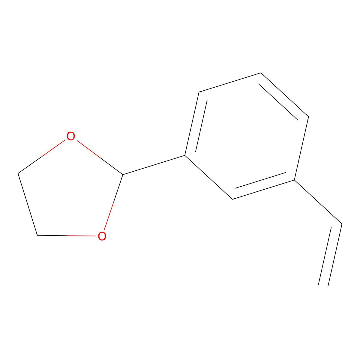 2-(3-Ethenylphenyl)-1,3-dioxolane molecular structure, CAS 115104-31-9