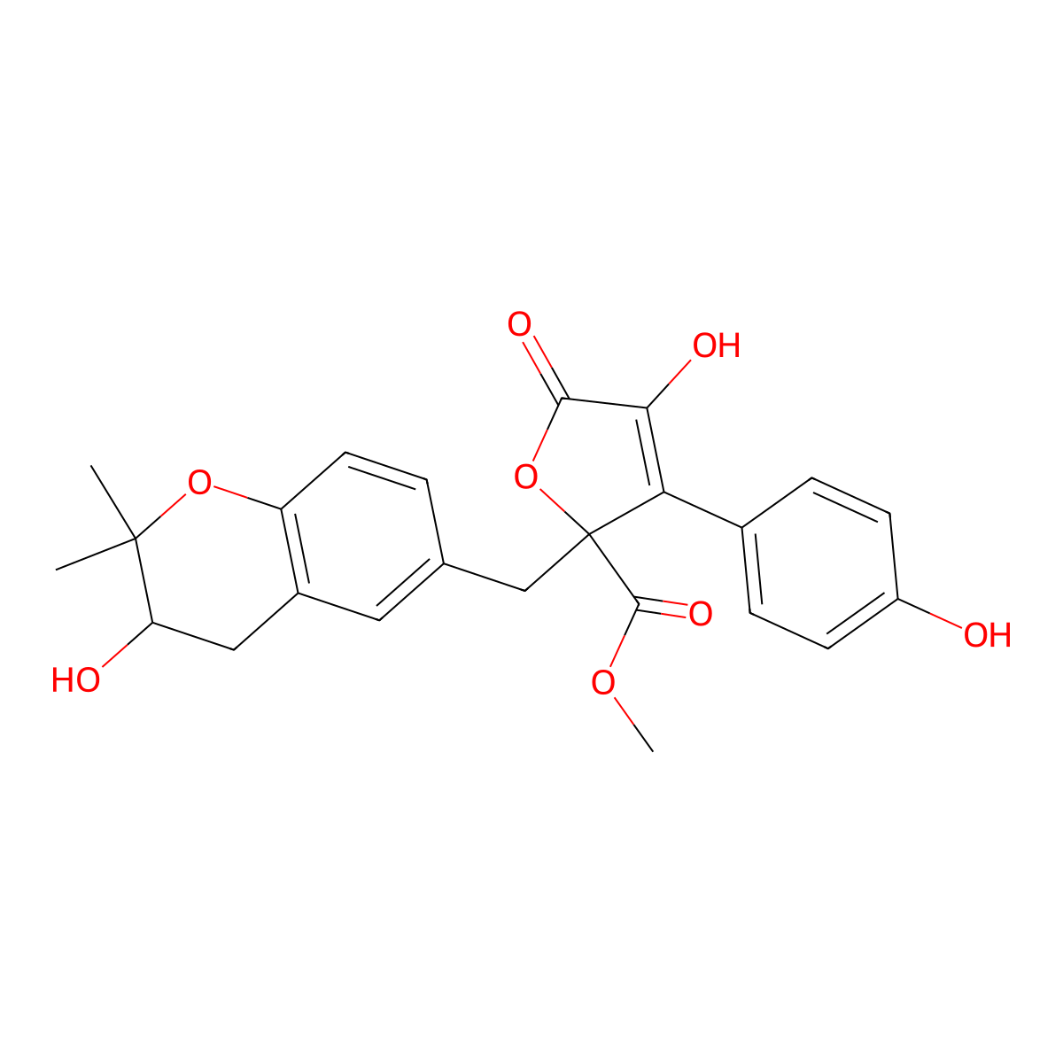 Butyrolactone V molecular structure, CAS 1151509-01-1