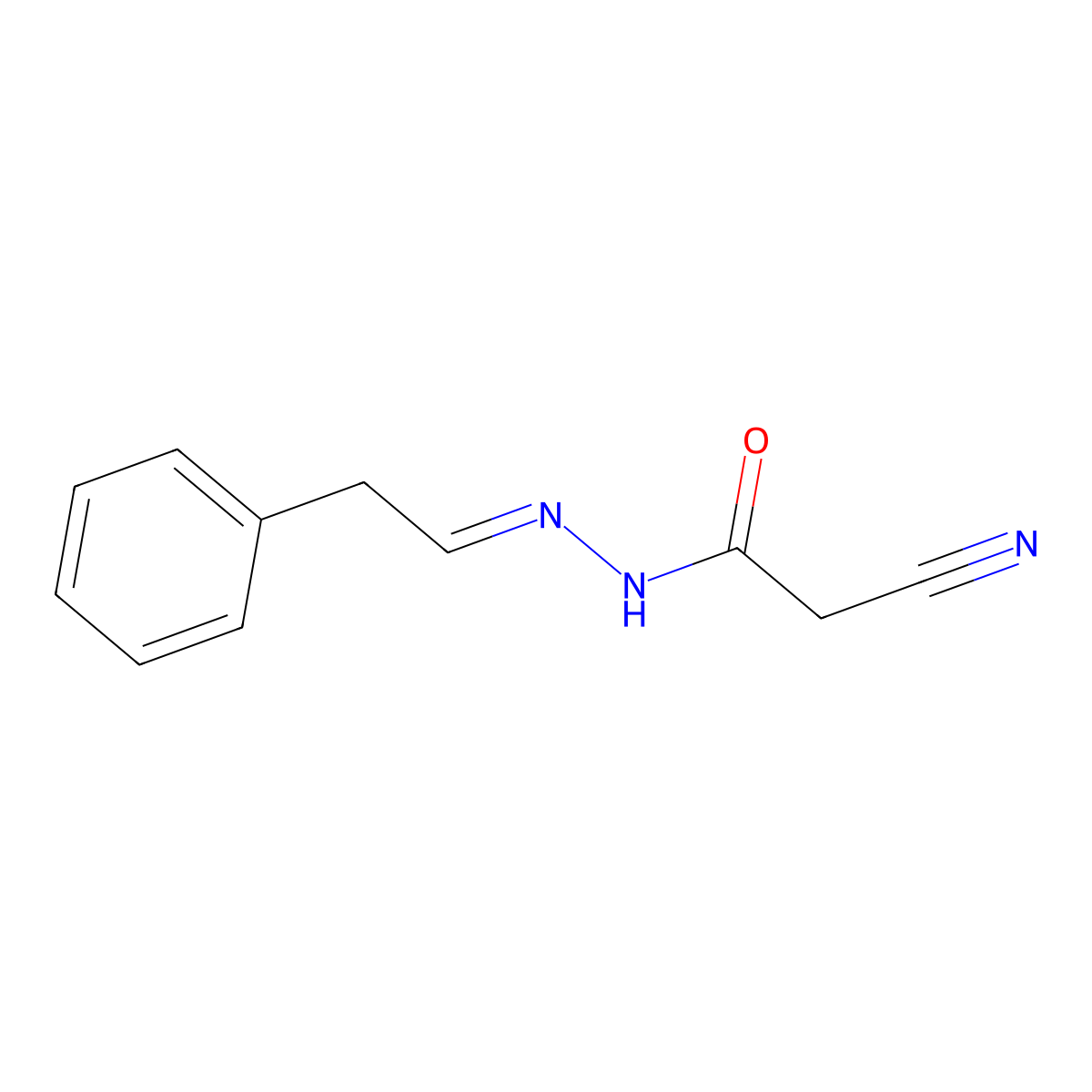 2-cyano-N'-[(1E)-2-phenylethylidene]acetohydrazide molecular structure, CAS 115163-89-8